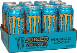 Monster Energy - Juiced Mango Loco - 12x 500ml -Voedsel Serie Winkel 1200x838