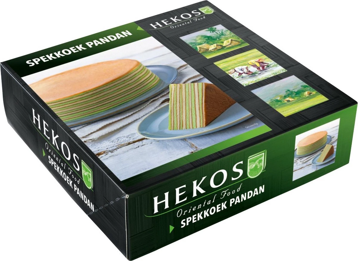 Spekkoek Pandan Indonesisch Rond 570 Gram Groot! Super Vers 1 Spekkoek Pandan Indonesisch Rond 570 Gram Groot! Super Vers