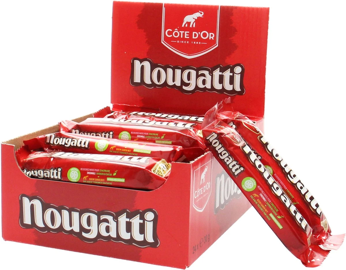 Côte D'Or Nougatti - 24 X 30 Gram 1 Côte D'Or Nougatti - 24 X 30 Gram