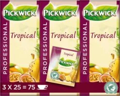 Thee Pickwick Tropical 25x1.5gr Met Envelop - 3 Stuks - 3 Stuks -Voedsel Serie Winkel 1200x966 4