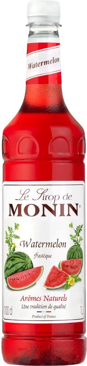 Monin Watermeloen Koffiesiroop 1 Liter Fles XL 1 Monin Watermeloen Koffiesiroop 1 Liter Fles XL