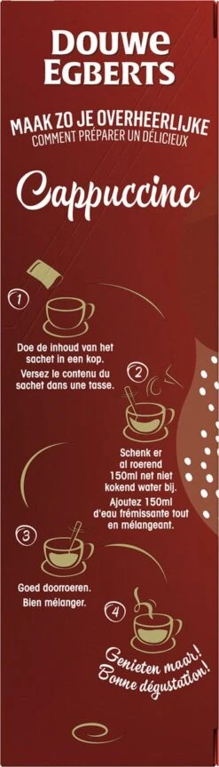 Douwe Egberts Verwenkoffie Cappuccino Oploskoffie - 5 X 10 Zakjes -Voedsel Serie Winkel 343x1200 2