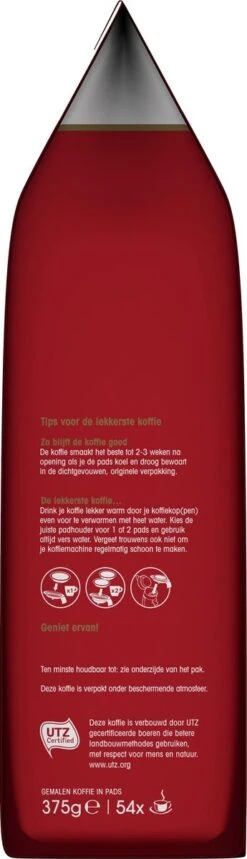 Douwe Egberts Aroma Rood Koffiepads - 4 X 54 Pads 11 Douwe Egberts Aroma Rood Koffiepads - 4 X 54 Pads -Voedsel Serie Winkel 345x1200