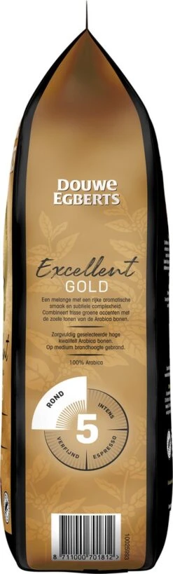 Douwe Egberts Excellent Gold Koffiebonen - 5/9 Intensiteit - 4 X 1kg -Voedsel Serie Winkel 362x1200