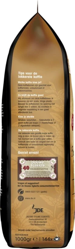 Douwe Egberts Excellent Gold Koffiebonen - 5/9 Intensiteit - 4 X 1kg -Voedsel Serie Winkel 364x1200 2