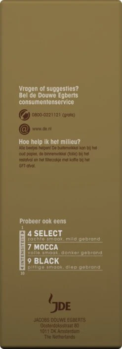 Douwe Egberts Excellent Filterkoffie - 6 X 500 Gram -Voedsel Serie Winkel 420x1200 2