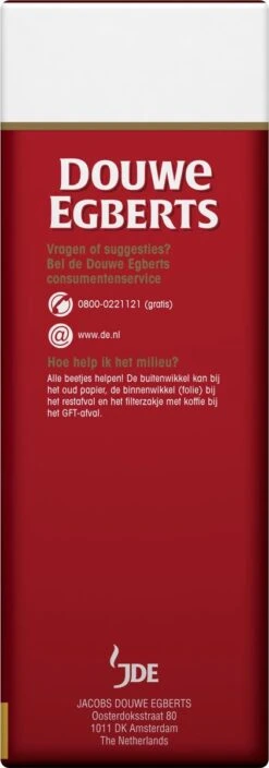 Douwe Egberts Aroma Rood Grove Maling Filterkoffie - 6 X 500 Gram 11 Douwe Egberts Aroma Rood Grove Maling Filterkoffie - 6 X 500 Gram -Voedsel Serie Winkel 421x1200 1