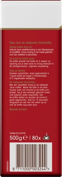 Douwe Egberts Aroma Rood Filterkoffie - Dubbelpak 6 X 1000 Gram -Voedsel Serie Winkel 423x1200