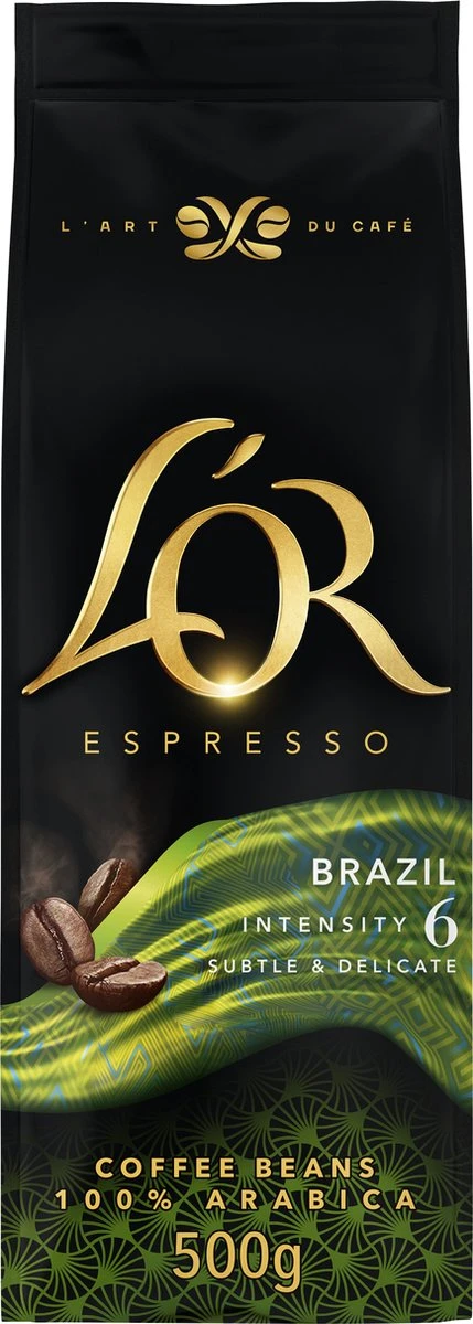 L'OR Espresso Origins Brazil Koffiebonen (6) - 4 X 500 Gram 7 L'OR Espresso Origins Brazil Koffiebonen (6) - 4 X 500 Gram - Afbeelding 7