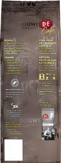 Douwe Egberts D.E Café Delicaat Rond Koffiebonen - Intensiteit 5/9 - 4 X 500 Gram -Voedsel Serie Winkel 453x1200 5