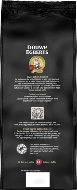 Douwe Egberts Excellent Gold Koffiebonen - 5/9 Intensiteit - 4 X 1kg -Voedsel Serie Winkel 490x1200 1