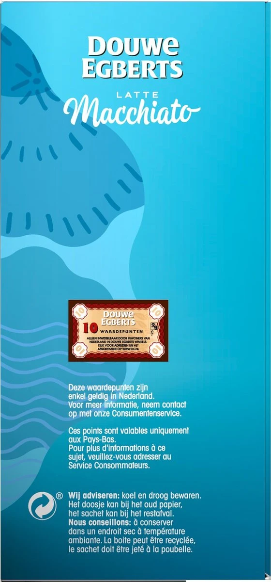 Douwe Egberts Verwenkoffie Latte Macchiato Oploskoffie - 5 X 8 Zakjes 6 Douwe Egberts Verwenkoffie Latte Macchiato Oploskoffie - 5 X 8 Zakjes - Afbeelding 6