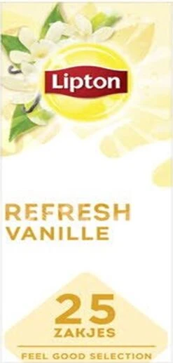 Lipton - Feel Good Selection Zwarte Thee Vanille - 6x 25 Zakjes 6 Lipton - Feel Good Selection Zwarte Thee Vanille - 6x 25 Zakjes -Voedsel Serie Winkel 573x1200