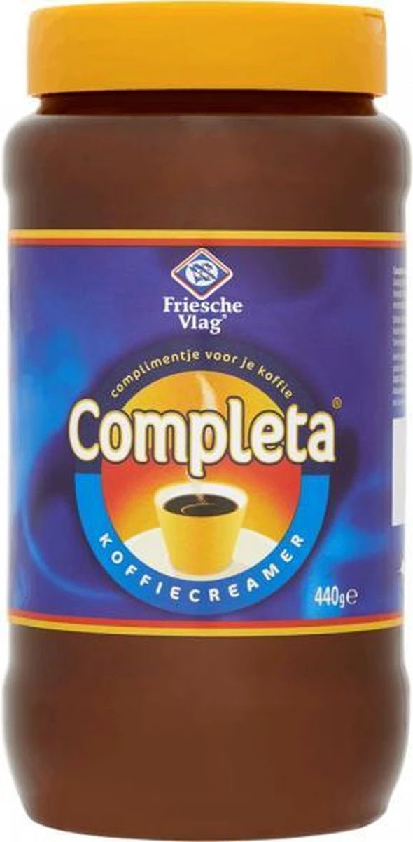 Friesche Vlag Koffiecreamer Completa - 6 X 440 Gram 2 Friesche Vlag Koffiecreamer Completa - 6 X 440 Gram - Afbeelding 2