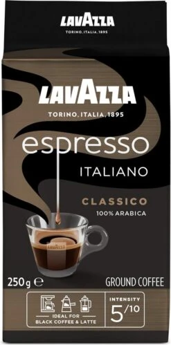 Lavazza Espresso Italiano Classico Gemalen / Filterkoffie - 8 X 250 Gram -Voedsel Serie Winkel 594x1200