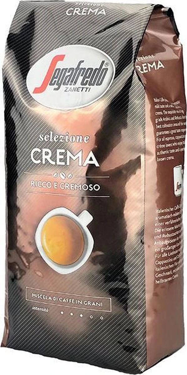 Segafredo Selezione Crema Koffiebonen - 8 X 1 Kg 2 Segafredo Selezione Crema Koffiebonen - 8 X 1 Kg - Afbeelding 2