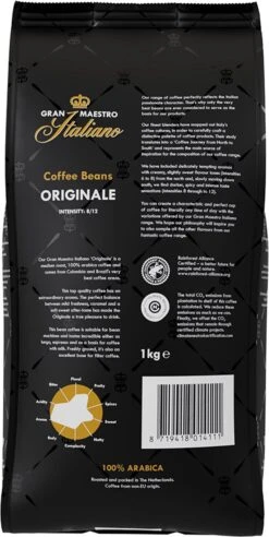 Gran Maestro Italiano - Orginale - Koffiebonen - Bonen Voor Espresso En Lungo - Arabica – 4 X 1kg -Voedsel Serie Winkel 602x1200 1