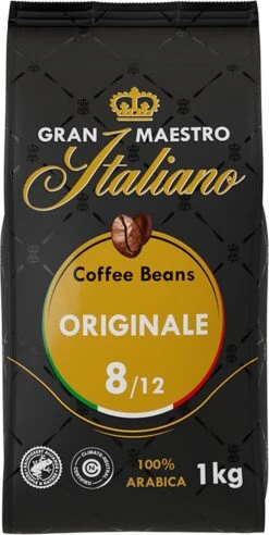 Gran Maestro Italiano - Orginale - Koffiebonen - Bonen Voor Espresso En Lungo - Arabica – 4 X 1kg -Voedsel Serie Winkel 602x1200 3