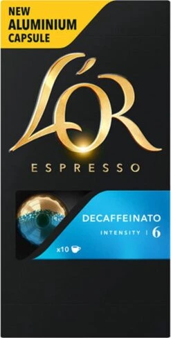 L'OR Espresso Decaffeinato Koffiecups - Intensiteit 6/12 - 10 X 10 Capsules 23 L'OR Espresso Decaffeinato Koffiecups - Intensiteit 6/12 - 10 X 10 Capsules -Voedsel Serie Winkel 609x1200