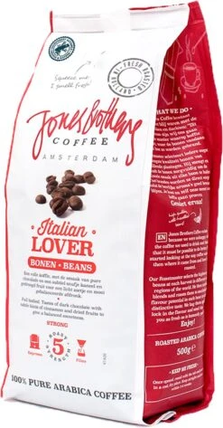 Jones Brothers Coffee Koffiebonen Italian Lover – 6 X 500 Gram 11 Jones Brothers Coffee Koffiebonen Italian Lover – 6 X 500 Gram -Voedsel Serie Winkel 627x1200 1