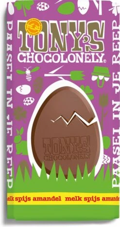 Tony's Chocolonely Chocolade Paas Geschenkset - Chocolade Reep En Eitjes Voor Pasen - Paaseieren - Chocoladereep -Voedsel Serie Winkel 638x1200
