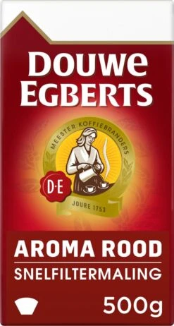 Douwe Egberts Aroma Rood Filterkoffie - 6 X 500 Gram -Voedsel Serie Winkel 642x1200 1