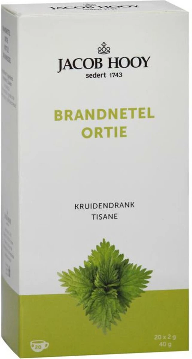 Jacob Hooy Thee Brandnetel Zakjes 20ST 1 Jacob Hooy Thee Brandnetel Zakjes 20ST