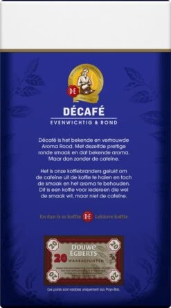 Douwe Egberts Decafé Filterkoffie - 6 X 500 Gram -Voedsel Serie Winkel 669x1200 6