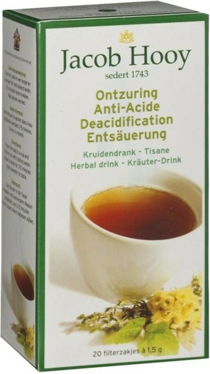 Jacob Hooy Zuurbalans Thee 20ST 1 Jacob Hooy Zuurbalans Thee 20ST