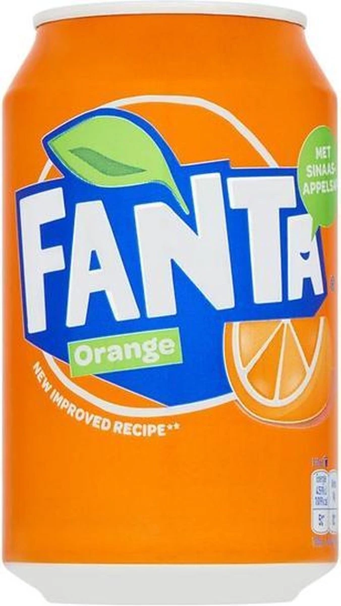 Fanta Orange Sinas Blikjes Tray - 24 X 33cl 2 Fanta Orange Sinas Blikjes Tray - 24 X 33cl - Afbeelding 2