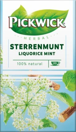 Pickwick Sterrenmunt Kruidenthee - 4 X 20 Zakjes -Voedsel Serie Winkel 687x1200 1