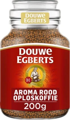 Douwe Egberts Aroma Rood Oploskoffie - 6 X Pot Van 200 Gram -Voedsel Serie Winkel 701x1200