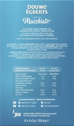 Douwe Egberts Verwenkoffie Latte Macchiato Oploskoffie - 5 X 8 Zakjes 11 Douwe Egberts Verwenkoffie Latte Macchiato Oploskoffie - 5 X 8 Zakjes -Voedsel Serie Winkel 713x1200 4