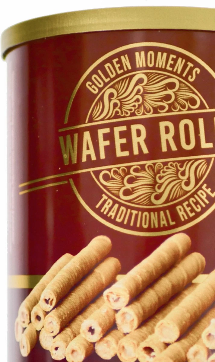 Wafer Rolls Gevuld Met Cappucino Creme 3 Wafer Rolls Gevuld Met Cappucino Creme - Afbeelding 3
