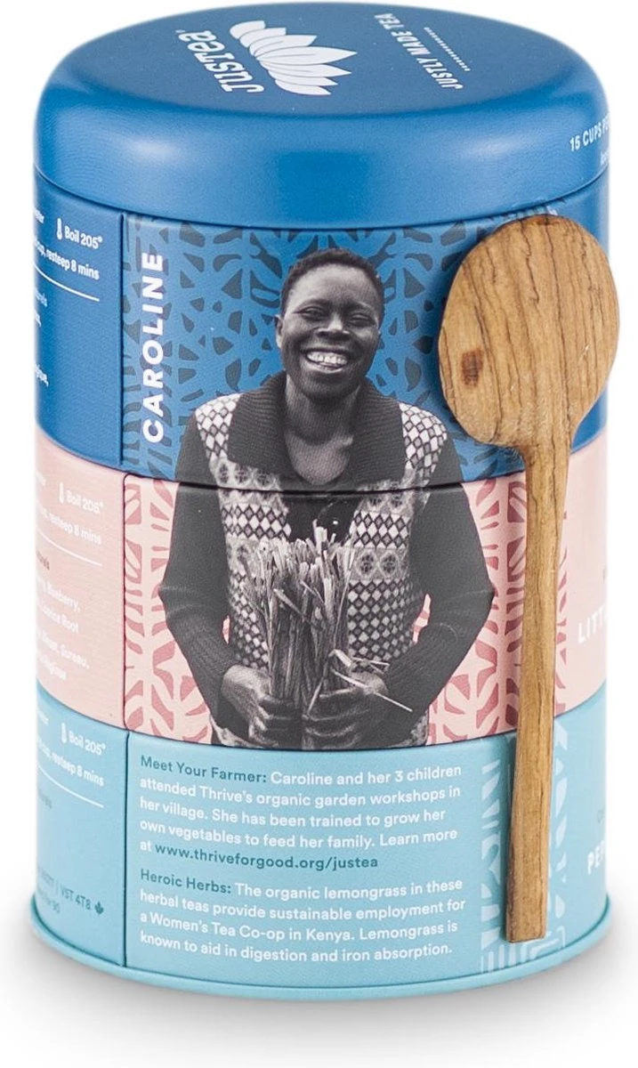 Mixverpakking-Justea-Kruidenthee-Biologisch-Losse Thee-Yoga 2 Mixverpakking-Justea-Kruidenthee-Biologisch-Losse Thee-Yoga - Afbeelding 2