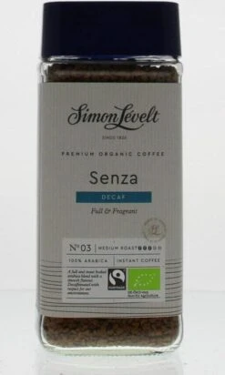 Simon Lévelt | Cafeïnevrije Oploskoffie Premium Organic Coffee - 100g -Voedsel Serie Winkel 720x1200 3
