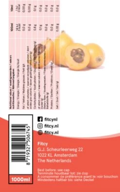 Fitcy | Koffiesiroop | Amaretto | Barista Syrup | Zero | Vegan | Vetvrij | Suikervrij | Keto-vriendelijk | Koffie | Siroop | MET DOSEERPOMP | 1L -Voedsel Serie Winkel 757x1200