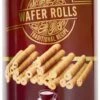 Wafer Rolls Gevuld Met Cappucino Creme