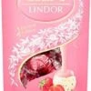 Lindt Lindor Witte Chocolade Met Een Zacht Smeltende Aardbei & Roomvulling - 200g