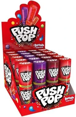 Push Pop Candy 15g - Display 20stuks - Hard Snoepgoed Lolly