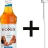 Monin Caramel Suikervrij 70cl Koffiesiroop Met Doseer Pompje