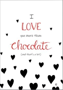 Doosje Vol Liefde - Chocolade Cadeau - Met Wenskaart En Chocolade Harten - Chocola -Voedsel Serie Winkel 846x1200 1