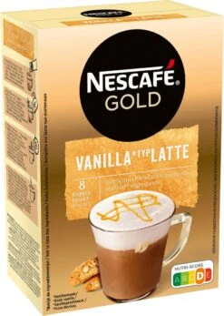 Nescafé Gold Latte Vanille Oploskoffie - 6 Doosjes à 8 Zakjes 4 Nescafé Gold Latte Vanille Oploskoffie - 6 Doosjes à 8 Zakjes -Voedsel Serie Winkel 854x1200
