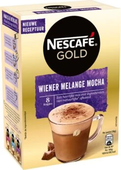 Nescafé Gold Wiener Melange Mocha Oploskoffie - 6 Doosjes à 8 Zakjes -Voedsel Serie Winkel 856x1200 1