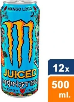 Monster Energy - Juiced Mango Loco - 12x 500ml -Voedsel Serie Winkel 866x1200