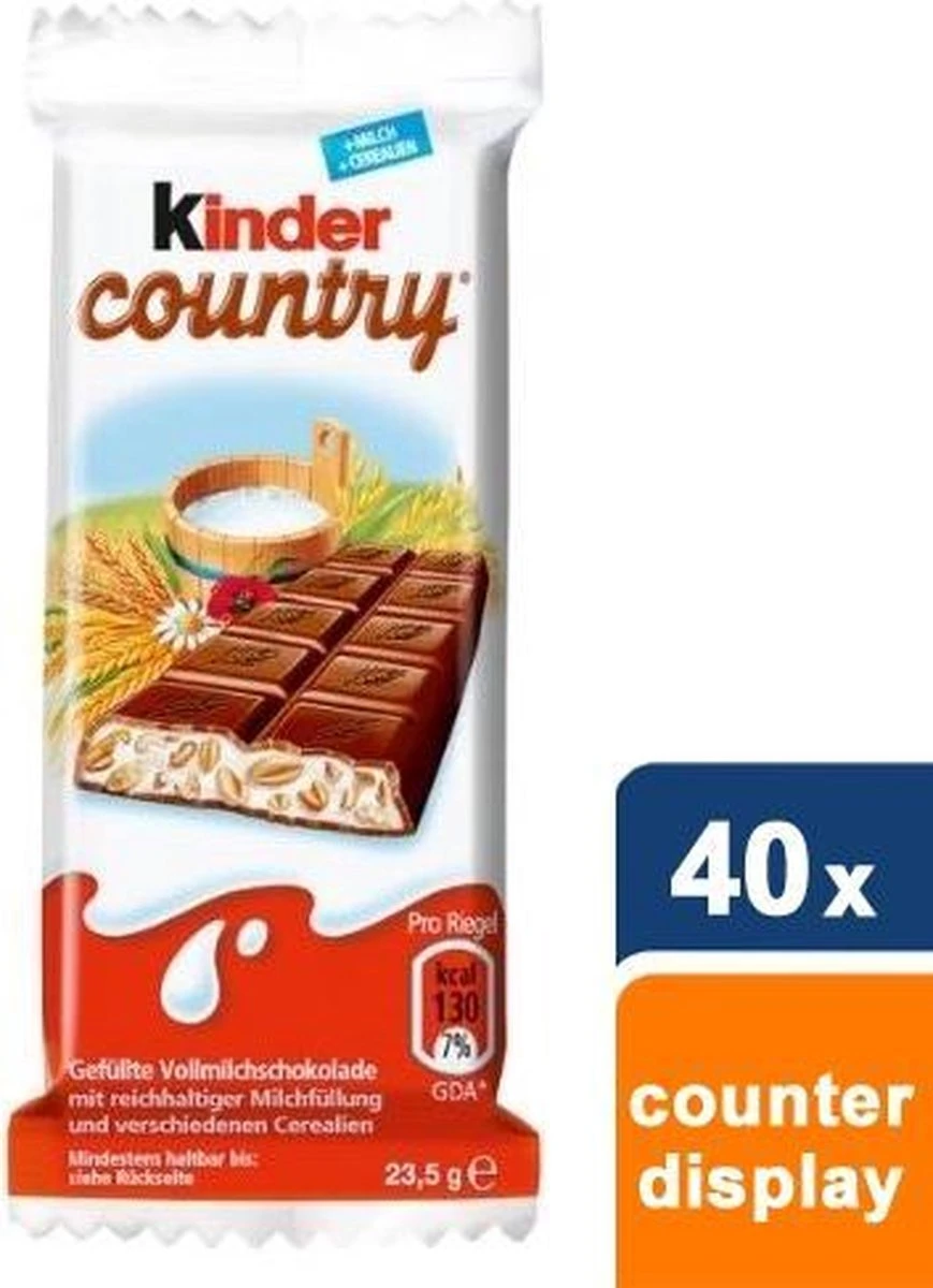 Kinder Country - 1 X 40 Stuks 1 Kinder Country - 1 X 40 Stuks