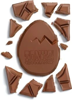 Tony's Chocolonely Chocolade Paas Geschenkset - Chocolade Reep En Eitjes Voor Pasen - Paaseieren - Chocoladereep -Voedsel Serie Winkel 870x1200