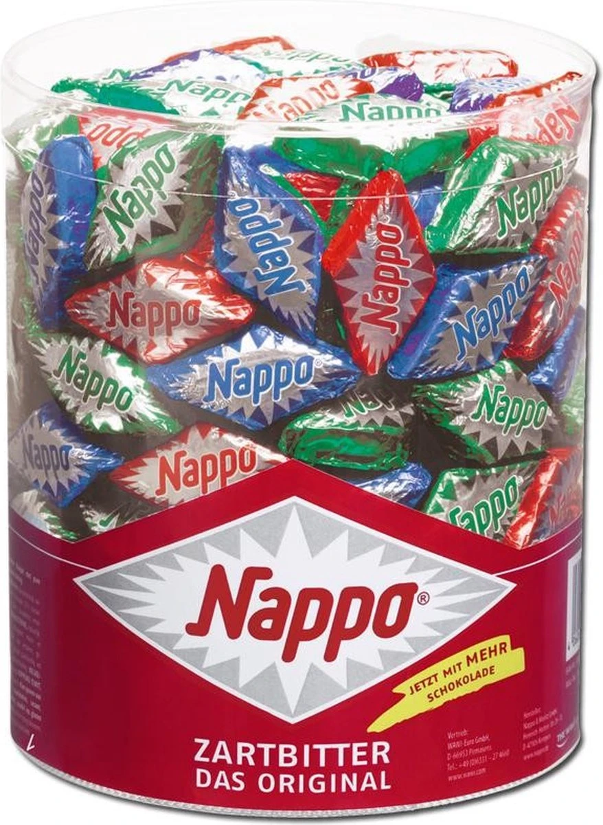 Nappo Pure Chocolade 200 Stuks 1 Nappo Pure Chocolade 200 Stuks