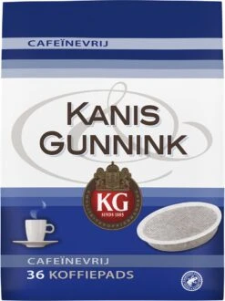 Kanis & Gunnink Cafeïnevrij Koffiepads - 10 X 36 Pads -Voedsel Serie Winkel 898x1200