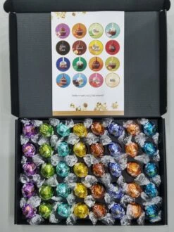 Chocolade Ballen Proeverij Pakket Groot | 40 Stuks Lindt Chocolade Met Mystery Card 'I Love You' Met Persoonlijke (video)boodschap | Chocoladepakket | Feestdagen Box | Chocolade Cadeau | Valentijnsdag | Verjaardag | Moederdag | Vaderdag -Voedsel Serie Winkel 899x1200 26